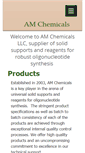 Mobile Screenshot of amchemicals.com